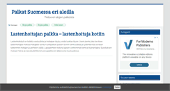 Desktop Screenshot of lastenhoitajan.palkkatieto.com